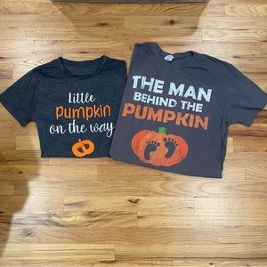 Pumpkin Pregnancy Shirt (His & Hers)
